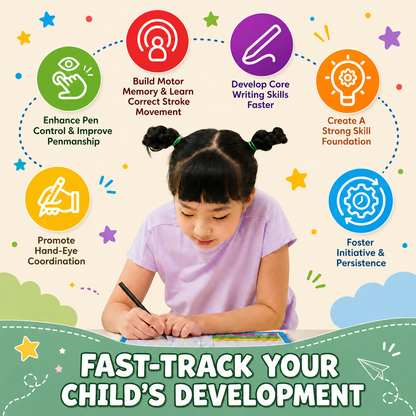 Elvaro MagicTrace Workbook for Kids